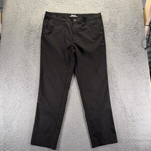 32 Degrees Cool Pant Men 38x32 Black Polyester Golf Straight Performance Stretch